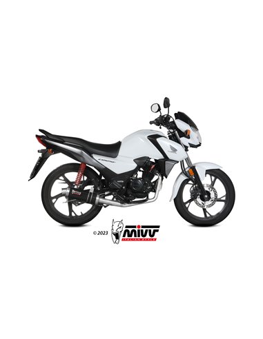 Mivv Full system 1x1 GP black Honda CB 125 F 2023-