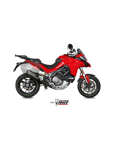 Mivv Slip-On Delta Race St. Steel Ducati Multistrada 1200 2015-17 / Multistrada 1260 2018-20