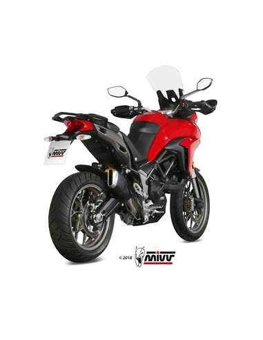 Mivv Tubo no kat (compatible con Silencioso Mivv y Original) Ducati Multistrada 950 / S 2017-21