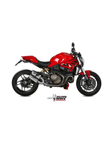 Mivv 2 Slip-On Mk3 St. Steel Ducati Monster 1200 / S 2014-16