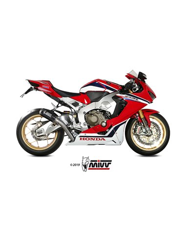 Mivv Slip-On Mk3 carbono Honda CBR 1000 RR 2017-19