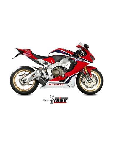 Mivv Slip-On Mk3 carbono Honda CBR 1000 RR 2017-19