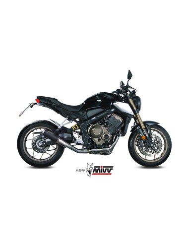 Mivv Full system 4x2x1 MK3 black Honda CB 650 R / CBR 650 R 2019-23