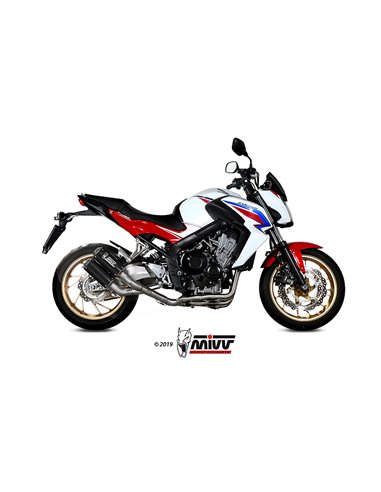 Mivv Full system 4x2x1x2 MK3 carbono Honda CB 650 F 2014-18