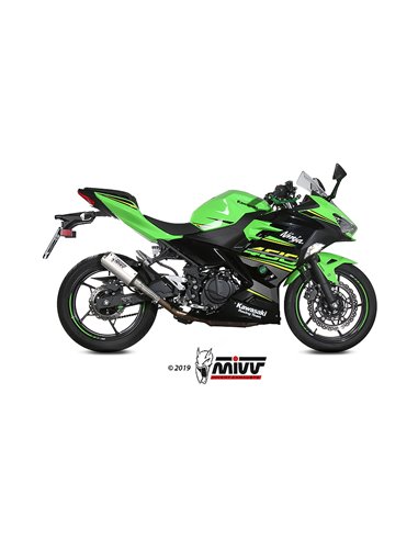 Mivv Slip-On Mk3 St. Steel Kawasaki Ninja 400 2018-20 / Z400 2019-20