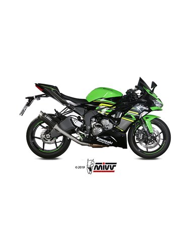 Mivv Tubo no kat (compatible con silenciadores Mivv y Originales) Kawasaki ZX-6 R 636 2019-20