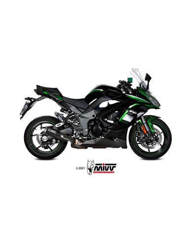 Mivv Slip-On Mk3 carbono Kawasaki Ninja 1000 SX / Tourer 2020-24