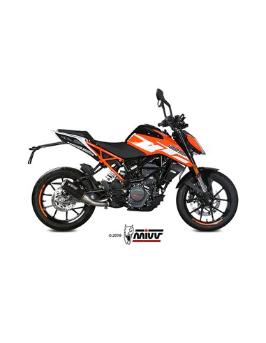 Mivv Slip-On Mk3 black KTM 125/390 Duke / RC 125/390 2017-20