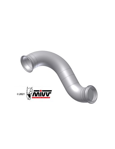 Mivv Tubo no kat (compatible con Silencioso Mivv y Original) KTM 790 Duke 2018-20 / 890 Duke 2020-23