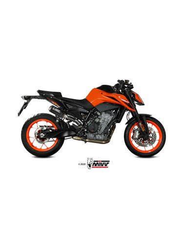 Mivv Slip-On Mk3 black KTM 790 Duke 2018-20 / 890 Duke 2020-23