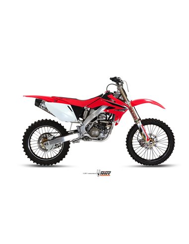 Mivv Full system 1x1 Oval St. Steel Honda CRF 250 2008-09