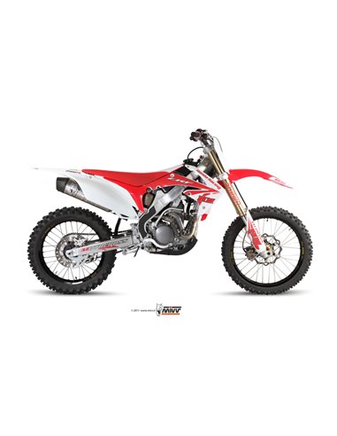 Mivv Full system 1x1 Oval St. Steel Honda CRF 250 2011-12