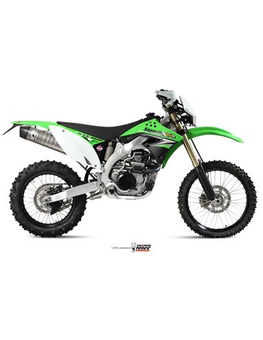 Mivv Full system 1x1 Oval St. Steel Kawasaki KX 450 F 2009-12