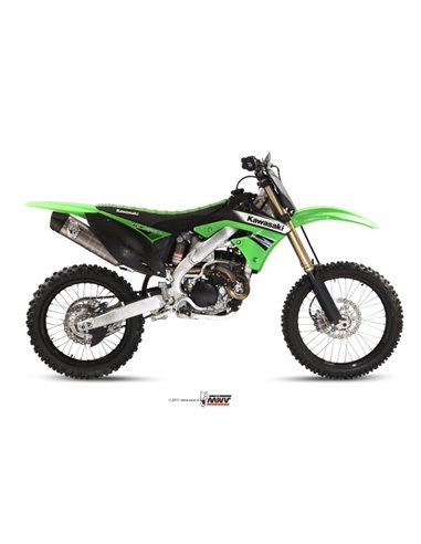 Mivv Full system 1x1 Oval St. Steel Kawasaki KX 250 F 2011