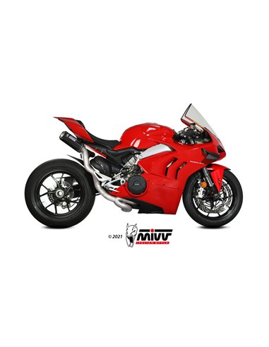 Mivv Full system 2x2 MK3 carbono Ducati Panigale V4 2018-22