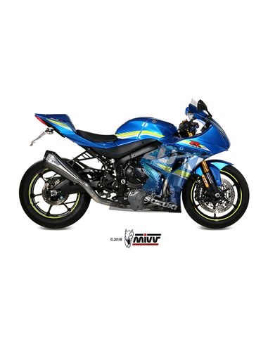 Mivv Full system 4x2x1 Delta Race Full titanium Suzuki GSX-R 1000 2017-20