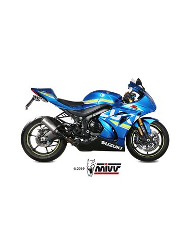 Mivv Slip-On Mk3 St. Steel Suzuki GSX-R 1000 2017-20