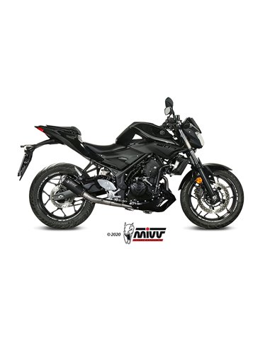 Mivv Full system 2x1 MK3 black Yamaha YZF R25 2015-24 / MT-03 2016-23 / R3 2015-24