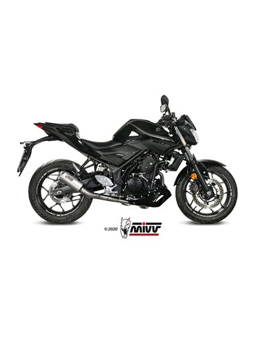 Mivv Full system 2x1 MK3 St. Steel Yamaha YZF R25 2015-24 / MT-03 2016-23 / R3 2015-24