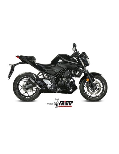 Mivv Slip-On Mk3 carbono Yamaha MT-03 2016-24