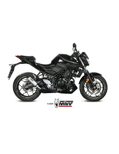 Mivv Slip-On Mk3 St. Steel Yamaha MT-03 2016-24