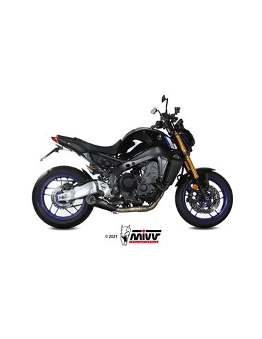 Mivv Full system 3x1 X-M5 black Yamaha MT-09 / SP / FZ-09 2021-23