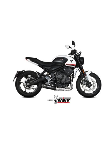 Mivv Full system 3x1 X-M5 black Triumph Trident 660 2021-23