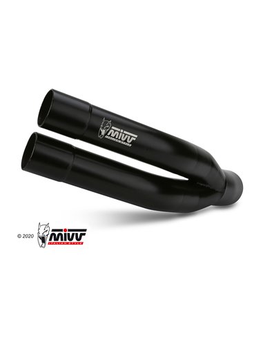 Mivv Slip-On Double Gun black Suzuki GSX-S 750 2017-20