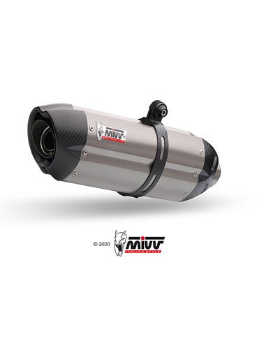 Mivv 2 Slip-On Suono titan Aprilia RSV 1000 2004-08 / Tuono Fighter 1000 2006-10