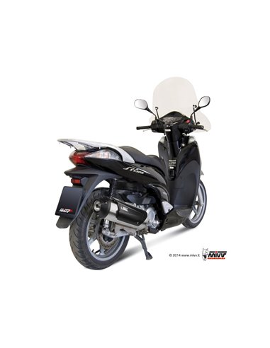 Mivv Full system 1x1 Urban St. Steel Honda SH 300 2007-14