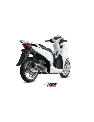 Mivv Full system 1x1 Urban St. Steel Honda SH 300 2015-16