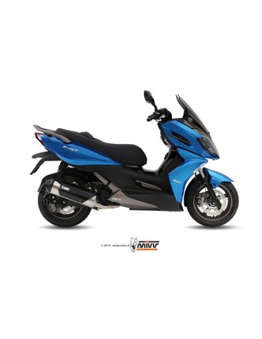 Mivv Full system 1x1 Urban St. Steel Kymco K-XCT 300 2012-16