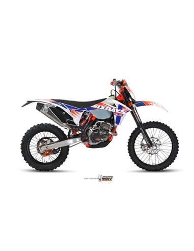 Mivv Full system 1x1 Oval St. Steel KTM EXC 250 F 2012