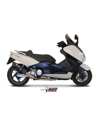 Mivv Full system 2x1 Suono black con tapa carbono Yamaha T-MAX 500 2001-07