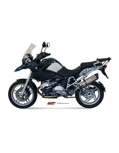 Mivv Slip-On Suono St. Steel con tapa carbono BMW R 1200 GS / Adventure 2004-07