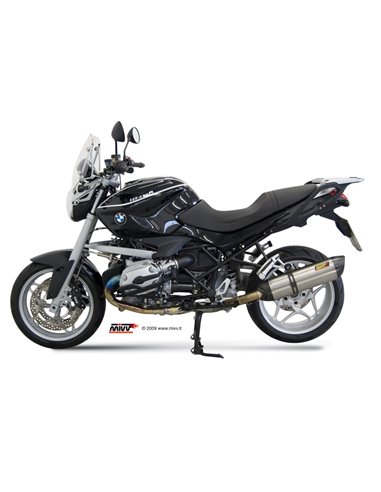 Mivv Slip-On Suono St. Steel con tapa carbono BMW R 1200 R 2008-10