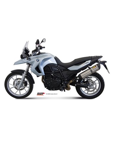 Mivv Slip-On Suono St. Steel con tapa carbono BMW F 650 GS 2008-12 / F 800 GS 2008-17