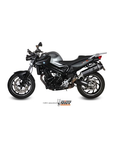 Mivv Slip-On Speed edge black BMW F 800 R / GT 2009-20