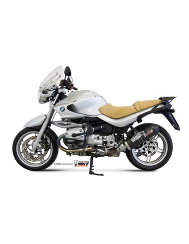 Mivv Slip-On Oval carbono con tapa carbono BMW R 1150 R 2000-06