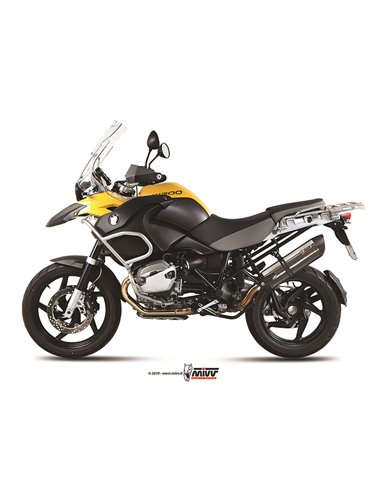 Mivv Slip-On Suono St. Steel con tapa carbono BMW R 1200 GS / Adventure 2010-12