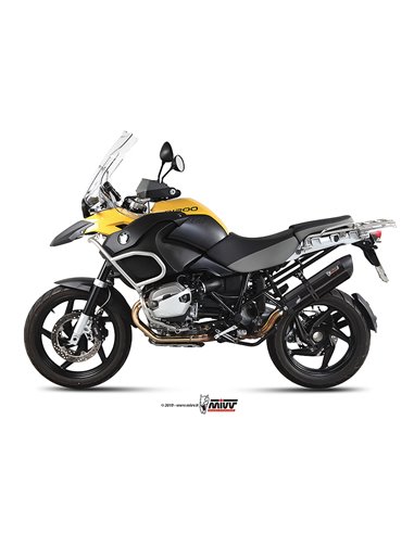 Mivv Slip-On Suono black con tapa carbono BMW R 1200 GS / Adventure 2010-12