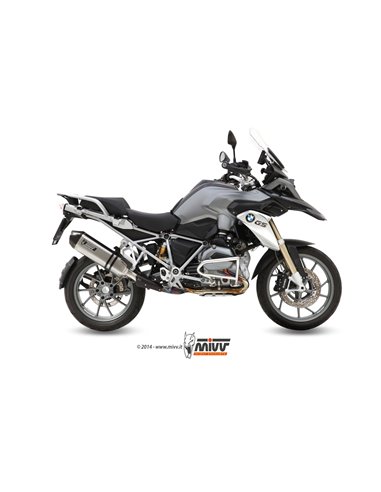 Mivv Slip-On Speed edge St. Steel con tapa carbono BMW R 1200 GS / Adventure 2013-18