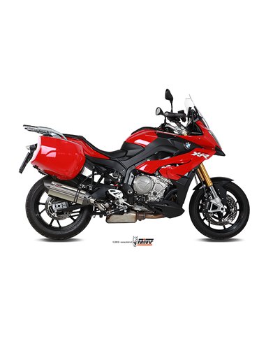 Mivv Slip-On Suono St. Steel con tapa carbono BMW S 1000 XR 2015-19