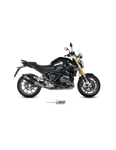 Mivv Slip-On Speed edge black BMW R 1200 R / RS 2015-18