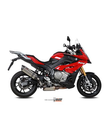 Mivv Slip-On Suono St. Steel con tapa carbono BMW S 1000 XR 2015-19