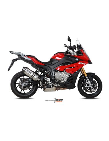 Mivv Slip-On Speed edge St. Steel con tapa carbono BMW S 1000 XR 2015-19