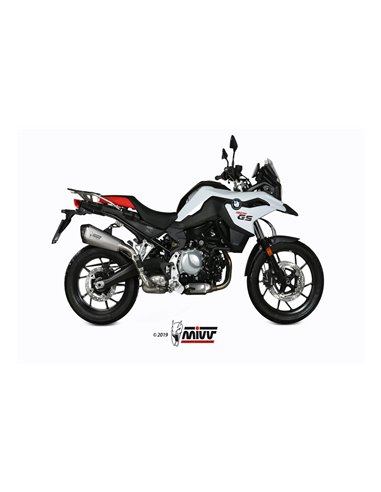 Mivv Slip-On Delta Race St. Steel BMW F 750 GS / F 850 GS 2018-24