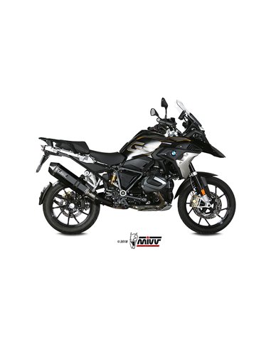 Mivv Slip-On Speed edge black BMW R 1250 GS / Adventure 2019-23