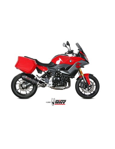 Mivv Slip-On Oval carbono con tapa carbono BMW F 900 XR 2020-24