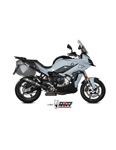 Mivv Slip-On Oval carbono con tapa carbono BMW S 1000 XR 2020-24